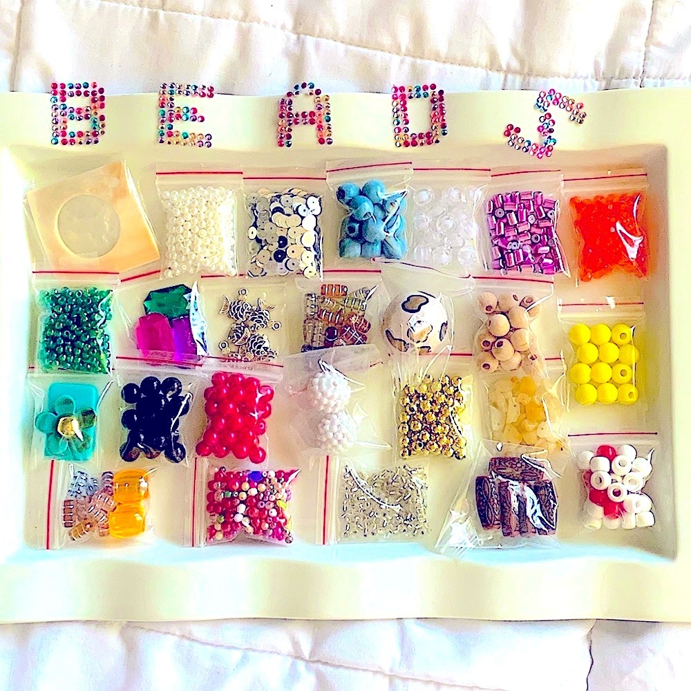 BEADS - 40 Bags for $10 - Jewelry Making 
Or Embellishments For Clothing & Craft